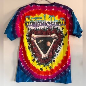 Rainbow Tie Dye Grateful Dead T Shirt